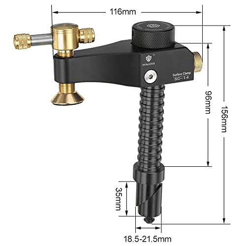 Hongdui Sc-14 Bench Dog Clamp Dog Hole Clamp Hold Down Clamp Woodworking Workbench Surface Clamp Fits Both 3/4 Inch And 20Mm Dog Holes #TOP3