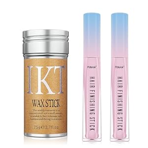 Hair Wax Stick Set (3 Pcs) – Edge Control, Styling Stick for Baby Hair and Wigs, Frizz-Fixing for Slick Finish