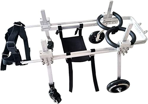 Silla de ruedas para perros discapacitados y mascotas con movilidad reducida ajustable