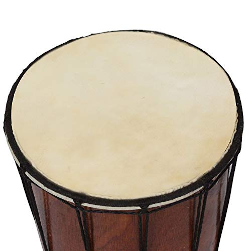 Lot de 2 têtes de tambour - Son clair - En cuir de buffle durable - 22,9 cm - Image 4