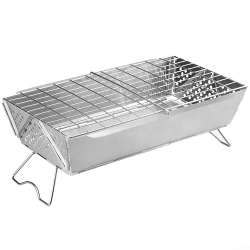 Parrilla plegable portátil con diseño de cactos para barbacoa 4