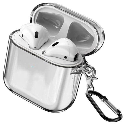 Image of YODI Case Cover for Airpods Pro|Pro 2|Airpods Pro 3|Airpods 4 Pouch, Silicone Cases with Cleaner Kit 360 Drop Protection,Shock-Resistant ((Transparent), Airpods 4)