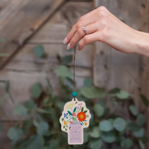 Image of Studio Oh! Let Love Grow Set of 2 Hanging Car Air Freshener, Long-Lasting Fragrance, Odor Eliminator, Scented Car Accessory for Auto Interior, Decorative Air Freshener, 4 x 7.5 in