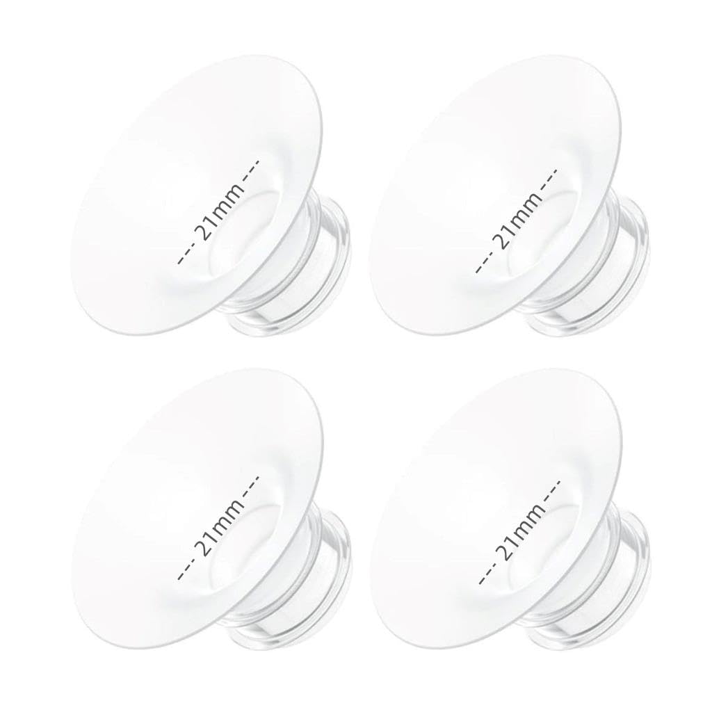 4PC Flange Insert 13mm Compatible with Momcozy M5/M6/M9/S12 Pro/V1 Pro/V1 Pro Breast Pump, Fit for Eufy/Elvie/Medela/Spectra/Lansinoh/NCVI/Lansinoh/TSRETE with 24mm Flange/Shield Breast Pump