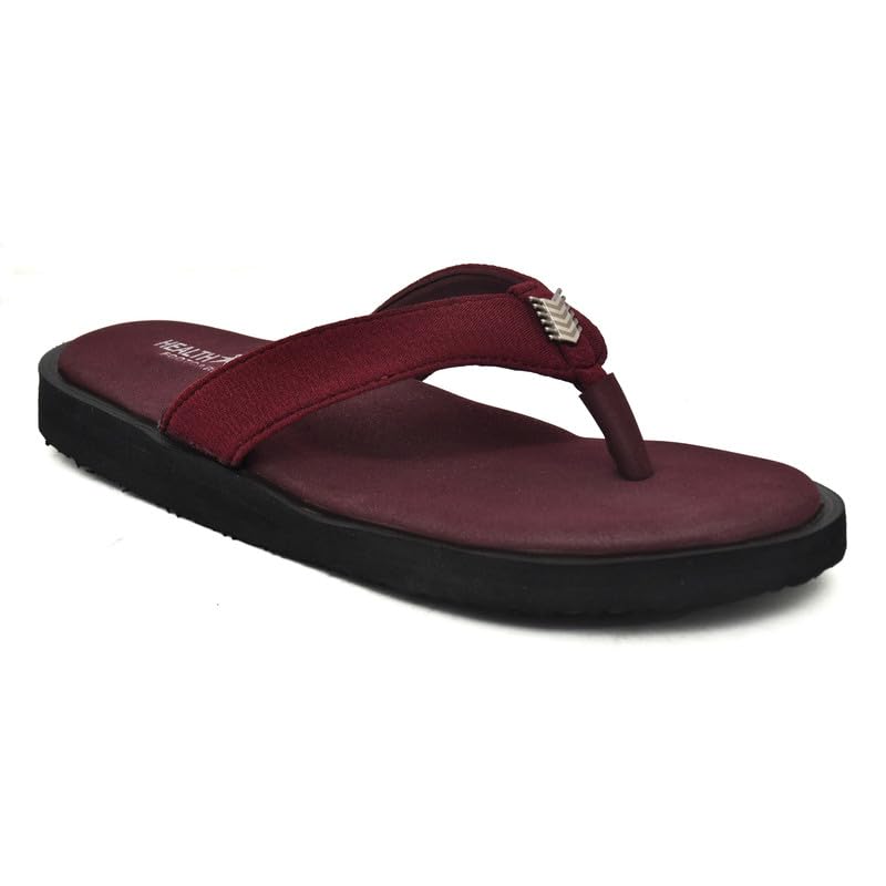 Healthfit MCR Womens Extra Soft Comfortable With Extra Arch Support Diabetic & Orthopedic Outdoor Indoor Stylish Slippers HFLBR2 (B082R5FQJP) Amazon Price History, Amazon Price Tracker