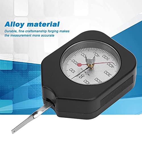 Jeanoko SEG-500-2 Zifferblatt-Spannungsmesser, Doppelzeiger-Design, 500 G Messwert, Tragbares ABS-Legierungsmaterial, für Mechanische Druckprüfung
