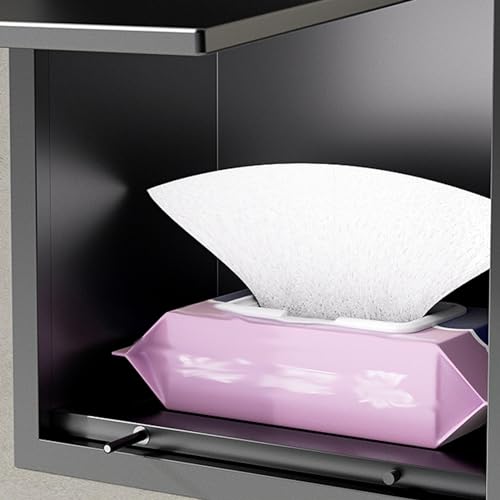 Étagère de douche inox sans perçage pour WC publics et petits espaces - 6