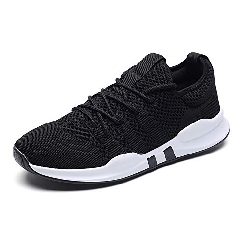 [Zcoli] スニーカー ランニングシューズ メンズ レディース スポーツシューズ 通気 カジュアル 軽量 ウォーキングシューズ トレーニング 通勤 通学 運動 ブラック 26cm