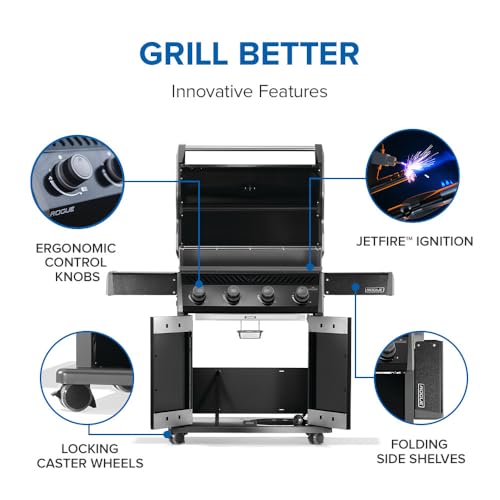 Image of Napoleon Rogue 525 4-Burner Natural Gas Grill with Stainless Steel Grates