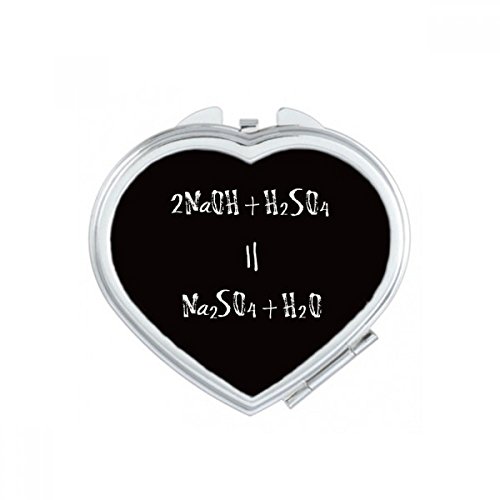 Miroir de poche chimie quantité de substance miroir compact maquillage main