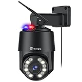 【金属製&5G/2.4GWi-Fi】Ctronics 4K 防犯カメラ 屋外 自動追尾 AI人/ペット/車両検知 監視カメラ 屋外 PC対応 赤青ライト＆サイレン搭載 声光威嚇 24時間録画 警報通知 双方向通話 スマホ・PC 対応 256GBTFカード（別売り）FTP/クラウドストレージ IP66防水