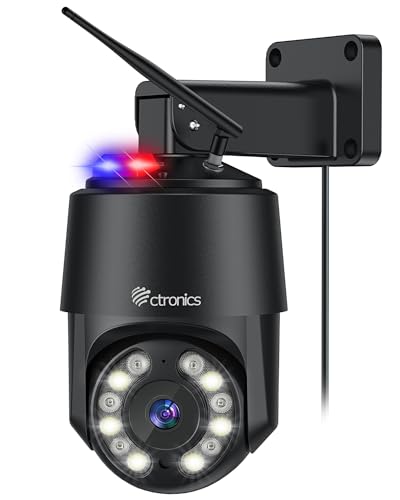 Ctronics 4K 防犯カメラ 屋外モデル