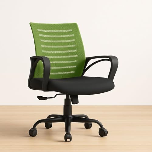 INNOWIN Mini Jazz Mesh Mid-Back Ergonomic Home Office Chair | 3-Years Limited Warranty Included | Tilting & Height...