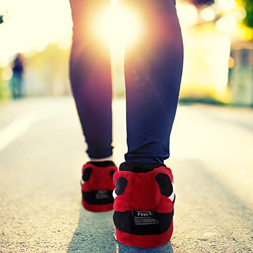 Image of Happy Feet Slippers Standard Sneaker Slippers for Men, Women, and Kids - Women Shoes, Gifts for Women, As Seen on Shark Tank - Classy Oversized House Slippers for Women with Non-Slip Rubber Soles