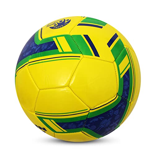 NIVIA SPINNER MACHINE STITCHED FOOTBALL SIZE -5 (BRAZIL) 4 41URGATLqvL