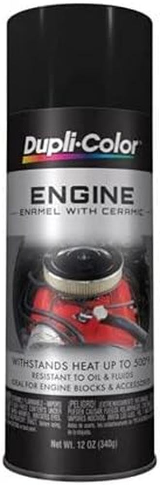Dupli-Color CDE1620 Engine Paint with Ceramic, Chevrolet Orange, 12 Ounce, 1 (Non-Carb Compliant) — view 7