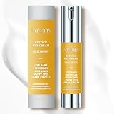Retinol Eye Cream for Eye Bags - Rapid Under Dark Circles,Wrinkles, Fine Lines, Puffiness | Hydrating Anti-Aging Moisturizer Skin Care, Christmas gifts for Women and men 0.67 fl oz (Yellow)
