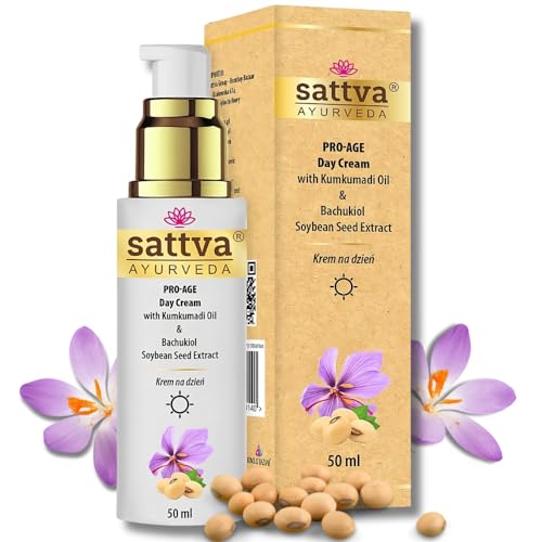 Crema de día Sattva antiarrugas facial para revitalizar el rostro cada mañana