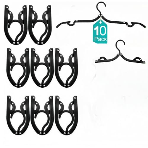 FlyNautics 10Pcs Travel Hangers Space Saving...