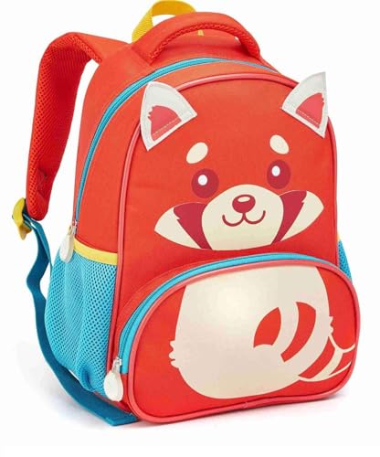 Mochila Escolar Zoop Pequena - MI42024 Panda Vermelho