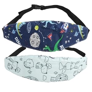 Kopfstützen für Autositze, 2 Stück, für Kinder, verstellbar, Halterung für Kinder, Stirnband, Baby, Kopfband, für Reisen, Nackenschutz für Kinder