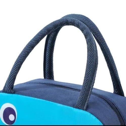 Bolsa Térmica Infantil Fitness Viagem Animais 3D Menina Menino Impermeável Escolar Marmita Com Alça