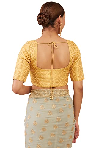 Image of Soch Women's Art Silk Floral Half Sleeve Regular Blouse Pack of 1