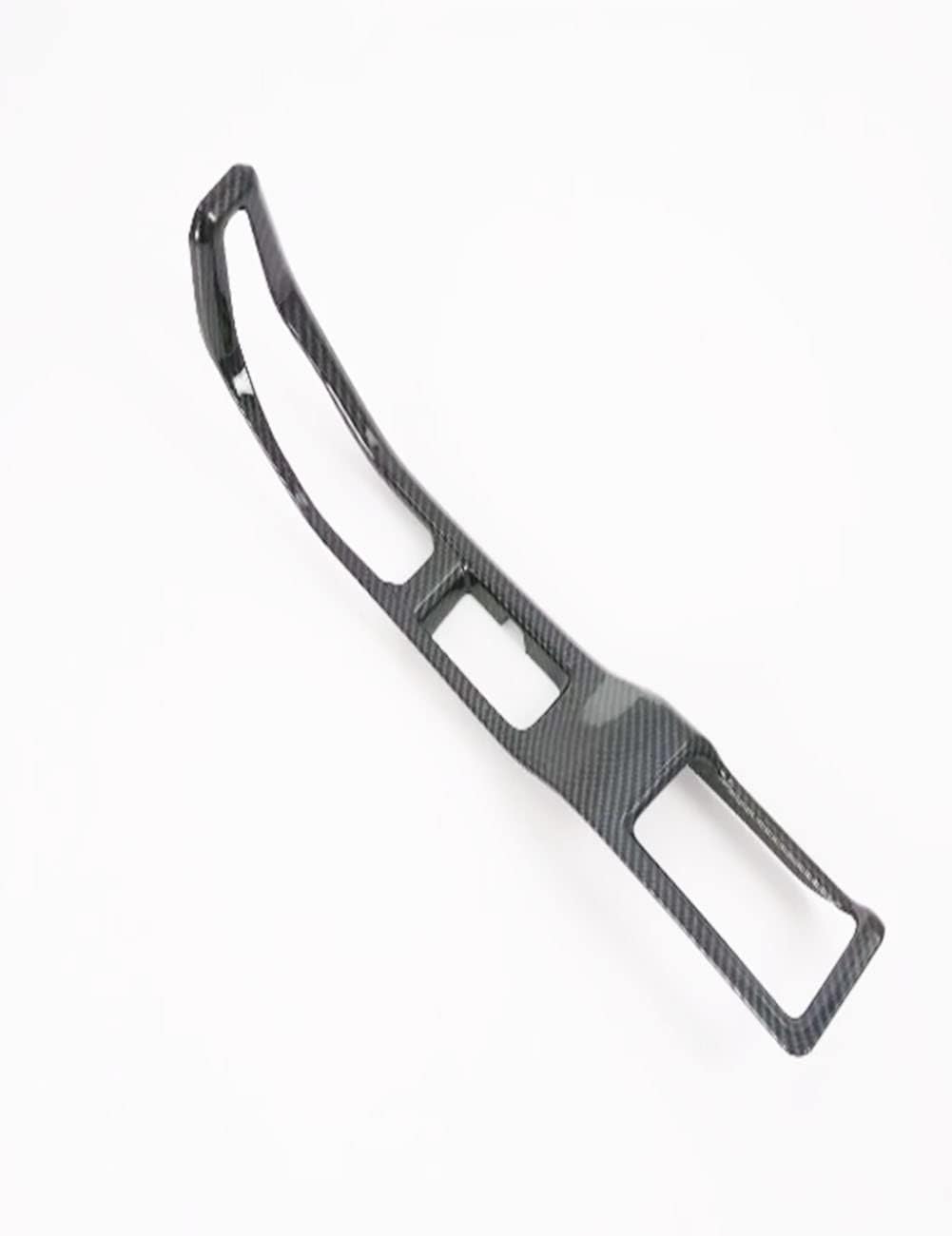 Car Interior trim strip Modified Carbon fiber Trim strip For wrangler 2018-2019-2020-2021-2022 (1 Handbrake decorative frame Carbon fiber)