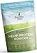 Produktbild Bio Hanfprotein Pulver von TheHealthyTree Company - in Europa geerntet - vegan, reich an Omega-3, Eisen, Aminosäuren und Magnesium - Rohes Hanfproteinpulver Bio (600g)