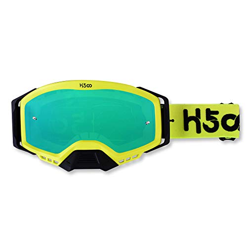 Gafas de motocross Antivaho Antipolvo Gafas transparentes para motocicleta MTB Sendero de descenso Dirt Jump Ciclismo Off Road Racing Gafas MX con gafas de motocicleta Tear Off