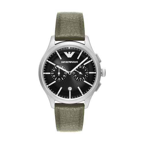 Montre avec bracelet en cuir Emporio Armani AR11693, l'excellence du design italien