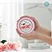 R-NEU 2 Pack Body Powder for Women with Powder Puff, 100% Talc-Free, Elegant Rose Petal Scented Dusting Powder, After Bath for Soft Skin, Extra Large, (10oz)
