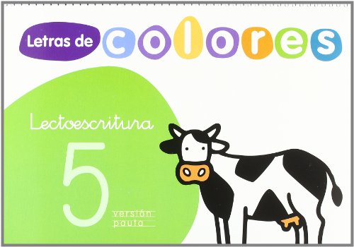 Letras de Colores 5 Cuad Lectoescritura Version Pauta Santillana - 9788429480719