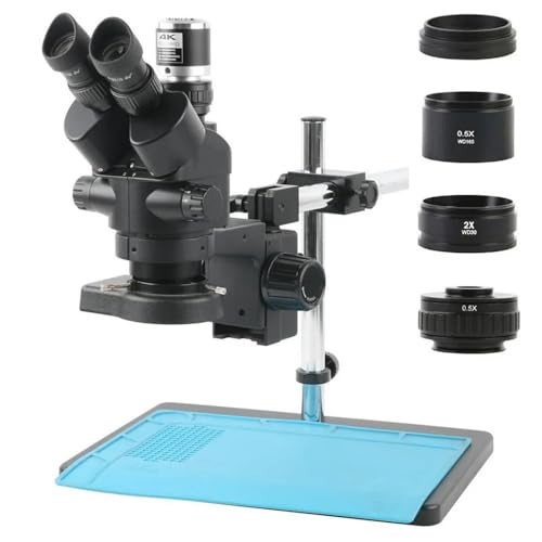 Microscope Simul Focal 3.5X-90X Zoom Trinocular Stereo Microscope 48MP 4K HDMI Camera for Digital Image Acquisition