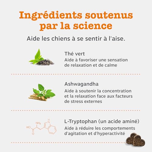 Zesty Paws Bouchées Relaxantes Chien, Riches en Dinde | 90 Bouchées – vue 6