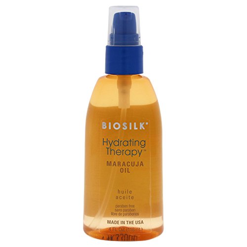 BioSilk Hydrating Therapy Maracuja Oil - Paraben and Gluten Free, 4 oz.