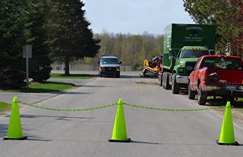 Image of Mr. Chain Plastic Barrier Chain, Green, 25 ft Length (50014-25)
