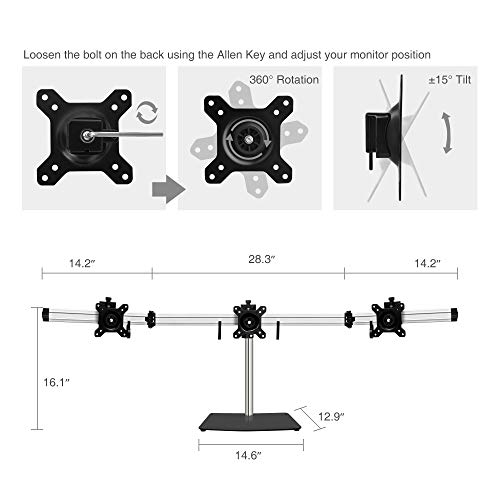 Siig CE-MT2111-S1 27 Nero, Grigio supporto da