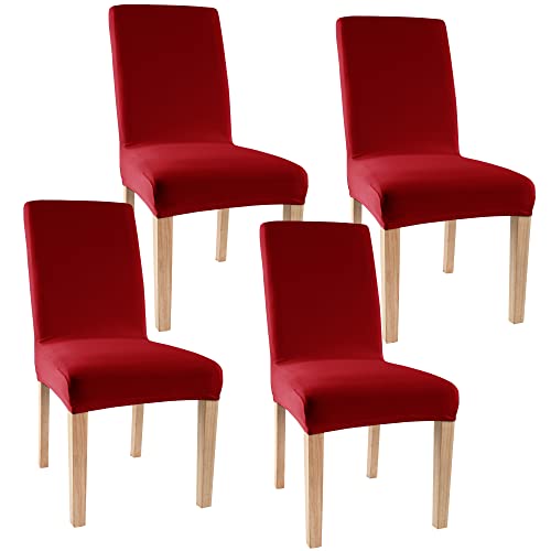 Covers Set Of 4 Universal Removable Washable Chair Seat Slip