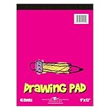 Pack of 12 Roaring Spring Kids Drawing Paper Pads measure 9″ x 12″ Pads include 40 sheets of heavy weigh 50# white drawing paper Perfect for sketches, drawings or scribbles and it is adaptive for most media, including ink, marker, crayon and pencil T...