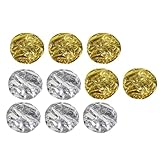 UPKOCH アルミホイル製ヘアトリートメントキャップ10枚入り 蒸発温度感応加熱機能付き ヘアカラー パーマ用再利用可能ヘアコンディショニ