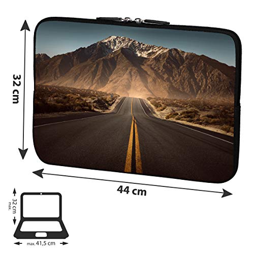 PEDEA Design Protective Laptop Bag up to 17.3 Inches (43.9 cm) Highway, Brown - Image 2