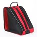 Zxpjkyu Skate Bag for Roller and Ice Skates, Storage for Footwear, Red
