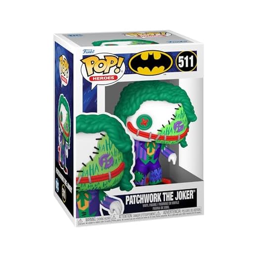 Funko Pop! Animation: Patchwork - The Joker​ - DC Comics - Figura de Vinilo Coleccionable - Idea de Regalo- Mercancia Oficial - Juguetes para Niños y Adultos - Comic Books Fans