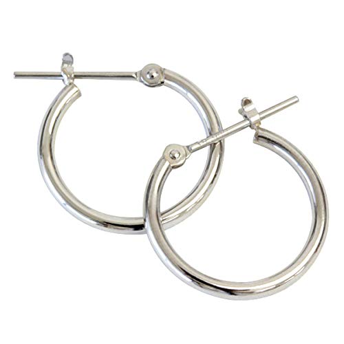 【ジュエリーエクセレンテ】 プラチナ フープ ピアス 1.5mm×15mm プラチナ ピアス Pt900 1ペア 両耳用