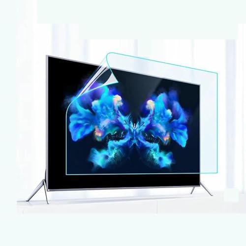 VYUJHNBG Película Antirreflejo para TV, Película De Pantalla Anti Luz Azul, Película Protectora De Pantalla De TV Helada Anti-Reflejo Alivia La Tensión Ocular Y Duerme Mejor