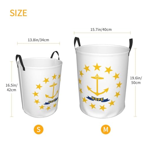 Panier à linge haut Rhode Island pour rangement de chambre