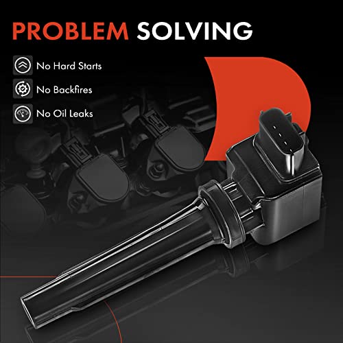 A-Premium Ignition Coil Pack Compatible With Mazda 3 6 Cx-3 Cx-5 Cx-9 Mx-5 Miata 2012-2020 L4 2.0L 2.5L 4-Pc Set #TOP6