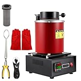 Creuset Fonderie Haute Performance avec Four Électrique 1500W - Fusion Métaux 1150°C/2102℉...