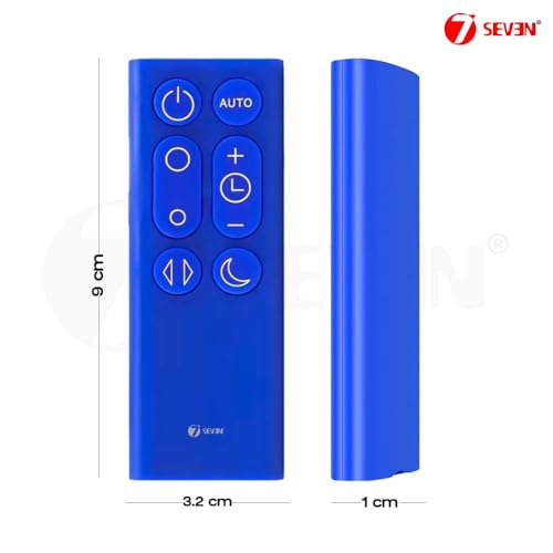 Image of 7SEVEN Compatible with Dyson Pure Cool Remote Control Suitable for DP01 DP03 TP02 TP03 Purifying Fan Model, Non Magnetic Remote Build with ABS Material Required CR2032 Battery
